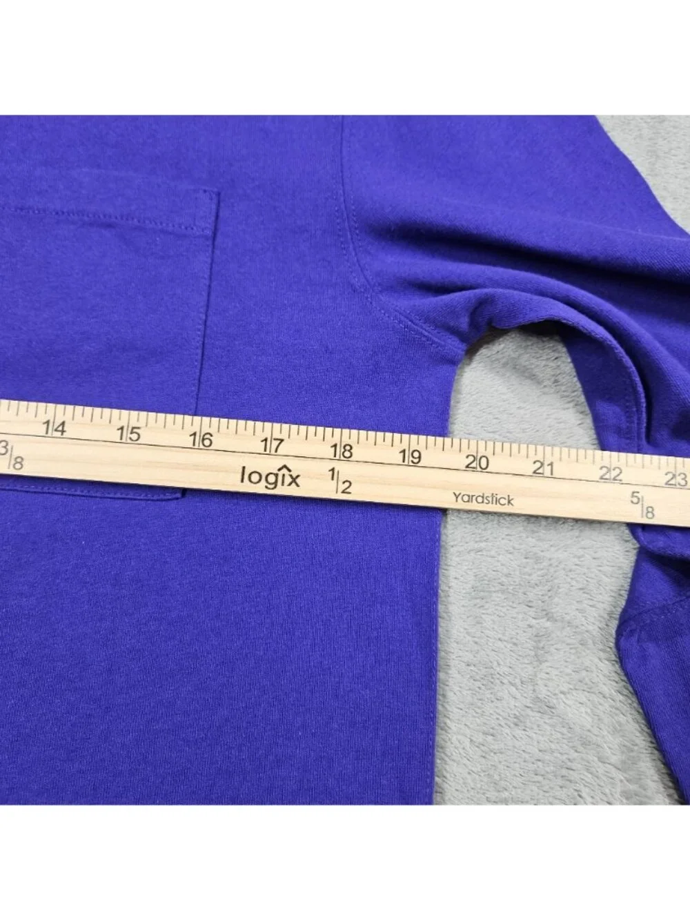 J Crew Shirt Mens S Purple Relaxed Cotton Pocket Tee BJ331 Oarsman Tag NEW